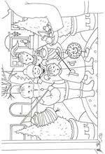 coloring page sint maarten